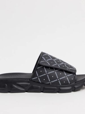 ASOS Design Sliders with Padded strap -Black