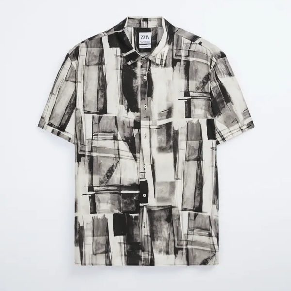 Zara Abstract Print Shirt