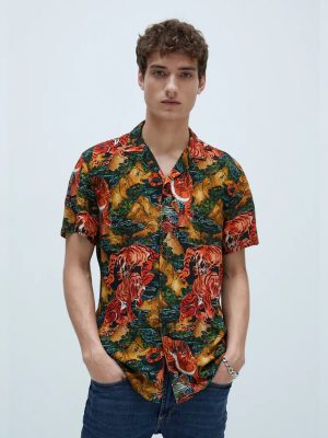 Zara Tiger Print Shirt