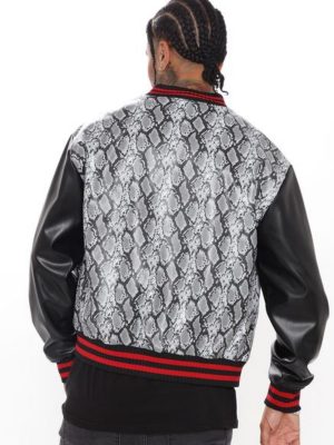FashionNova Python Varsity Jacket